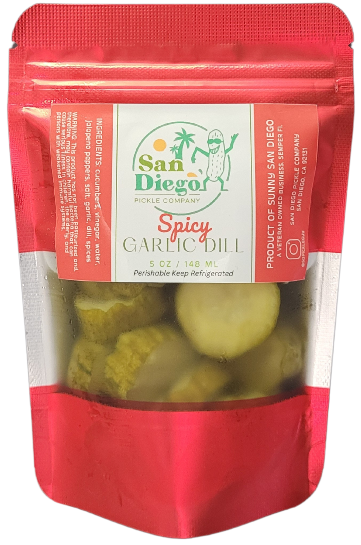 Spicy Garlic Dill Snack