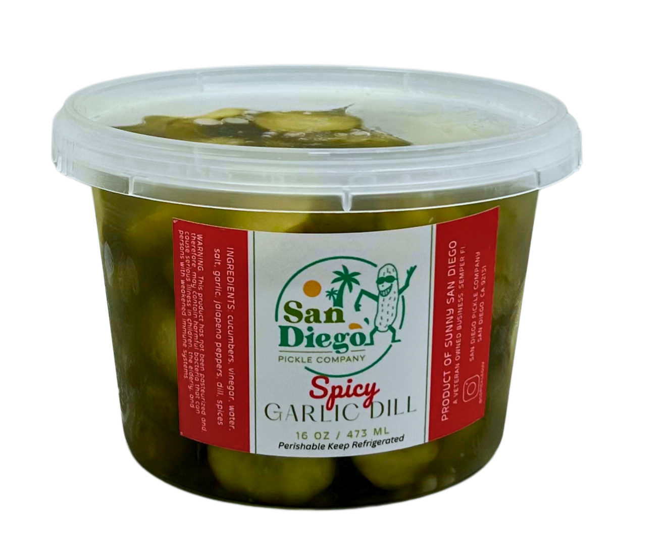 Spicy Garlic Dill 16oz